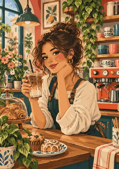 Cafe Riviera — finished picture