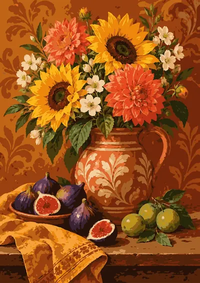 Flower Still Life — finished picture