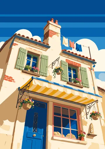 Bakery From Below — finished page