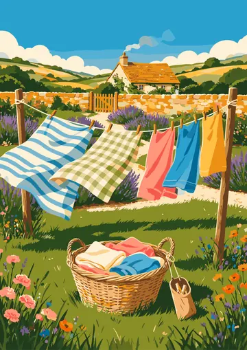Laundry Garden — finished page