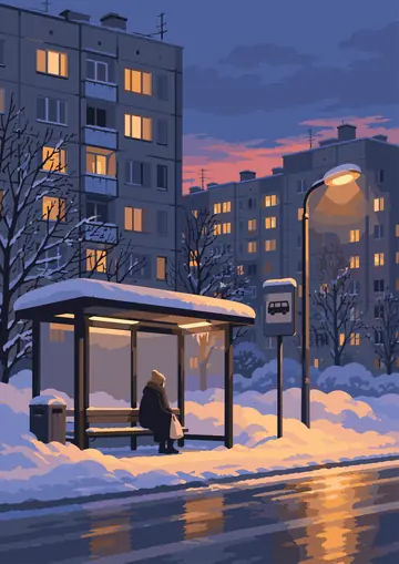 the Last Bus Stop — finished page