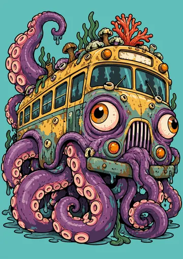 Tentacle Bus — finished page