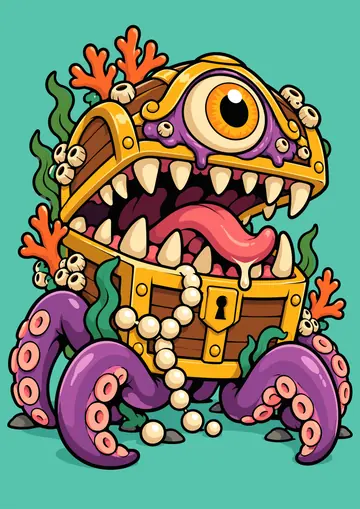 Treasure Chest — finished page