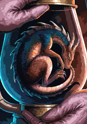 Dragon Lantern — finished page