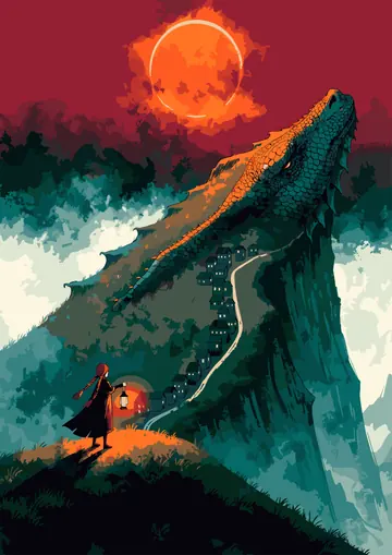 Dragon Hill — finished page