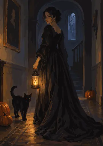 Lady with the Lantern — finished page