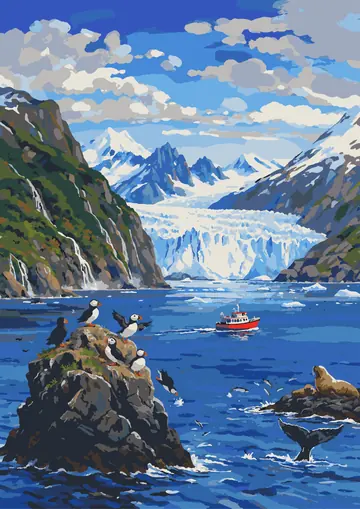 Kenai Fjords — finished page