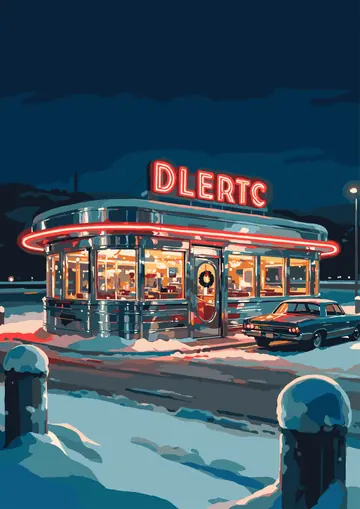 Diner — finished page