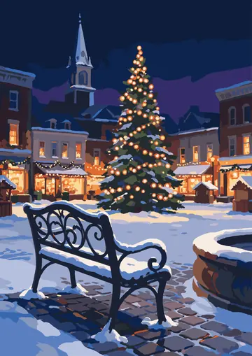 Town Square — finished page