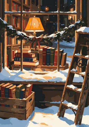 Bookshop Window — finished page