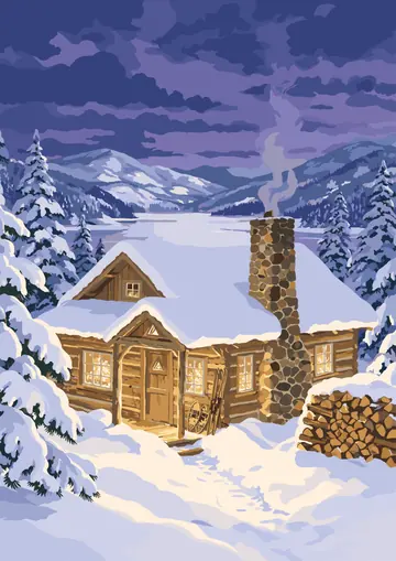 Log Cabin — finished page