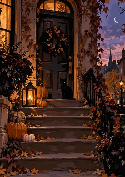 The Front Steps — finished picture