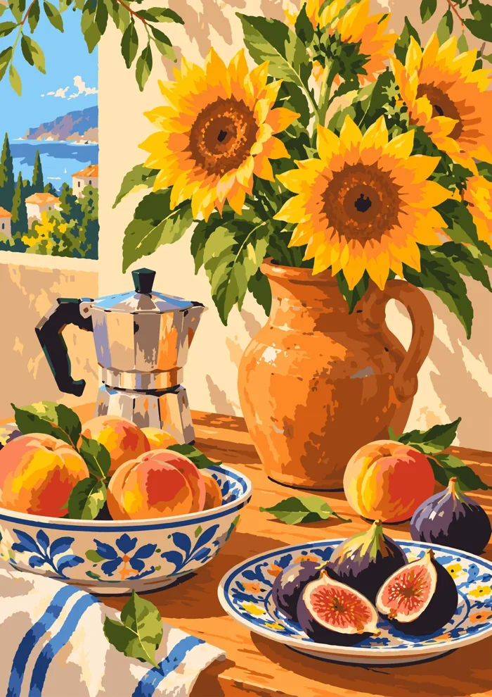Mediterranean Still Life — finished